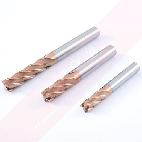 High Quality HRC55 Solid Carbide Square End Mill with 4 Flutes D12