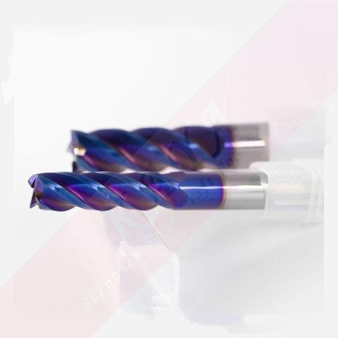 High Quality HRC60 Tungsten Steel 4 Flutes Solid Carbide End Mill Cutter