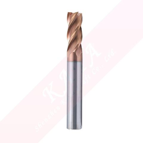 HRC55 Solid Carbide Square End Mill with 4 Flutes