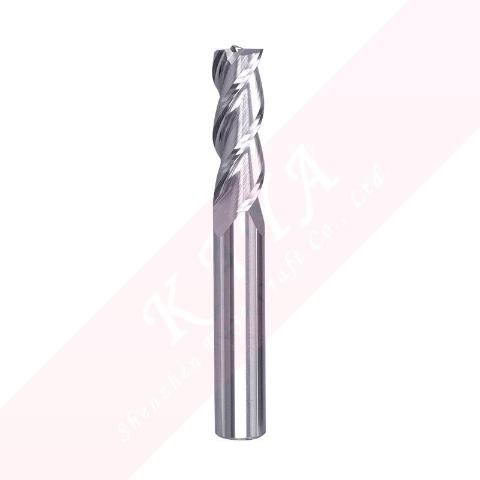 Kaya Solid Carbide End Mill with 2 Flutes for Aluminum D10