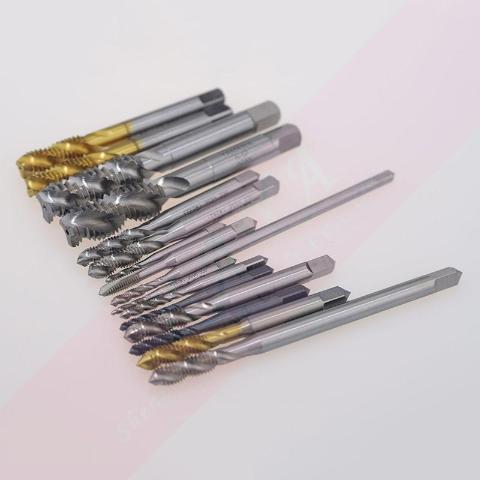 High Quality HSS Spiral Flute Taps with Ticn Coating Machine Tap M5*0.8